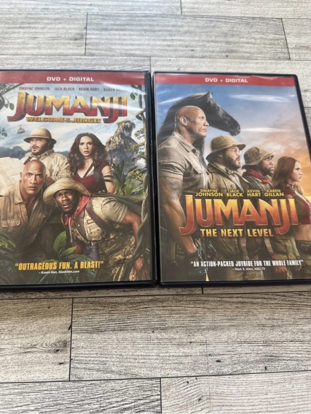 Jumanji DVD Duo - Welcome to the Jungle & The Next Level